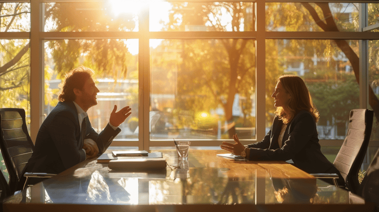 An interview for the job