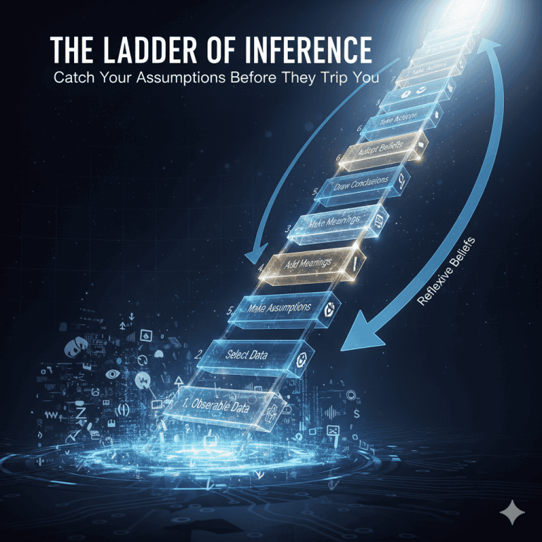 Uncover the secrets of quick decision-making with the ladder of inference