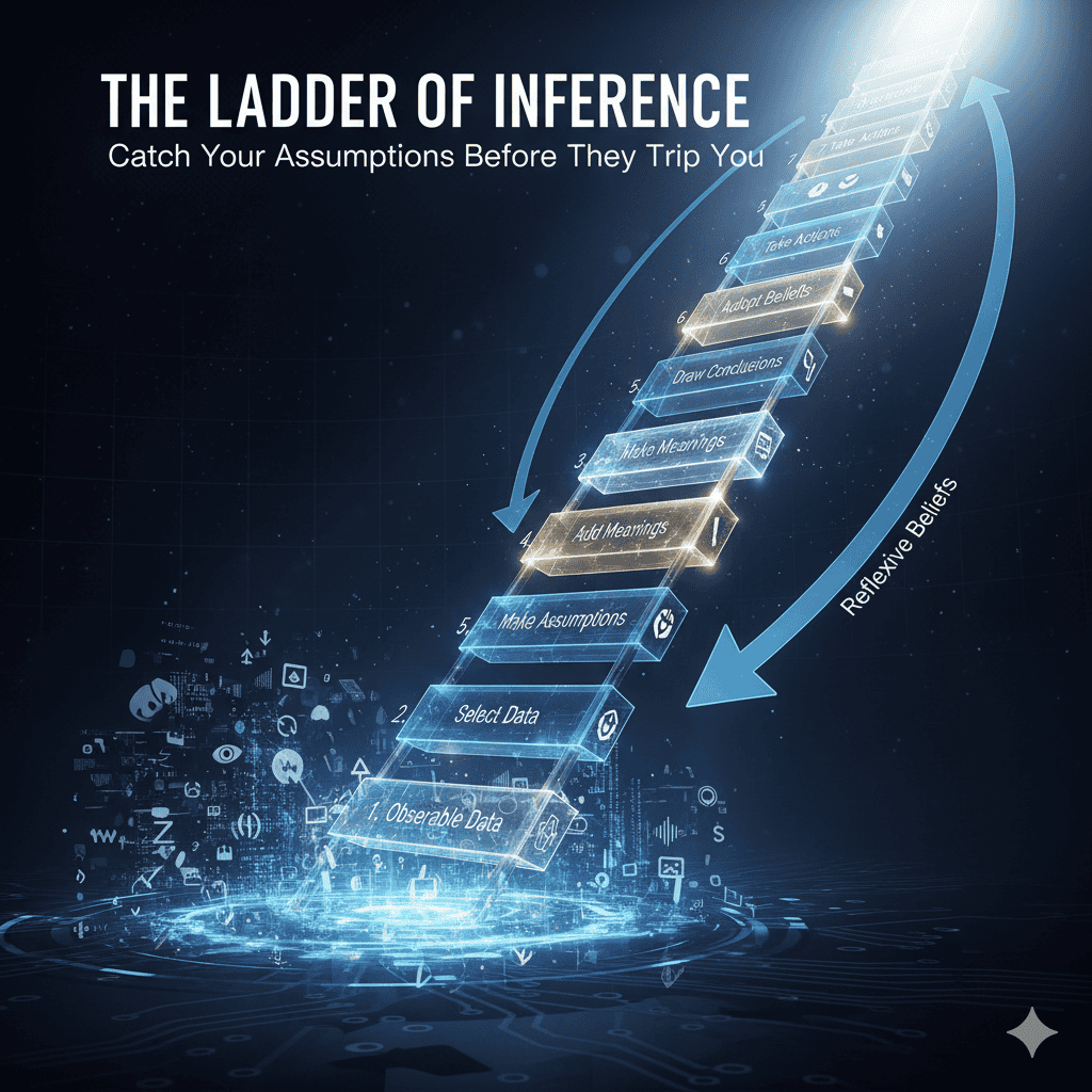 Uncover the secrets of quick decision-making with the ladder of inference